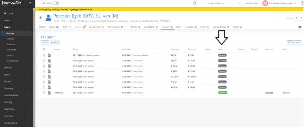 Factuur aanmaken bij order 1