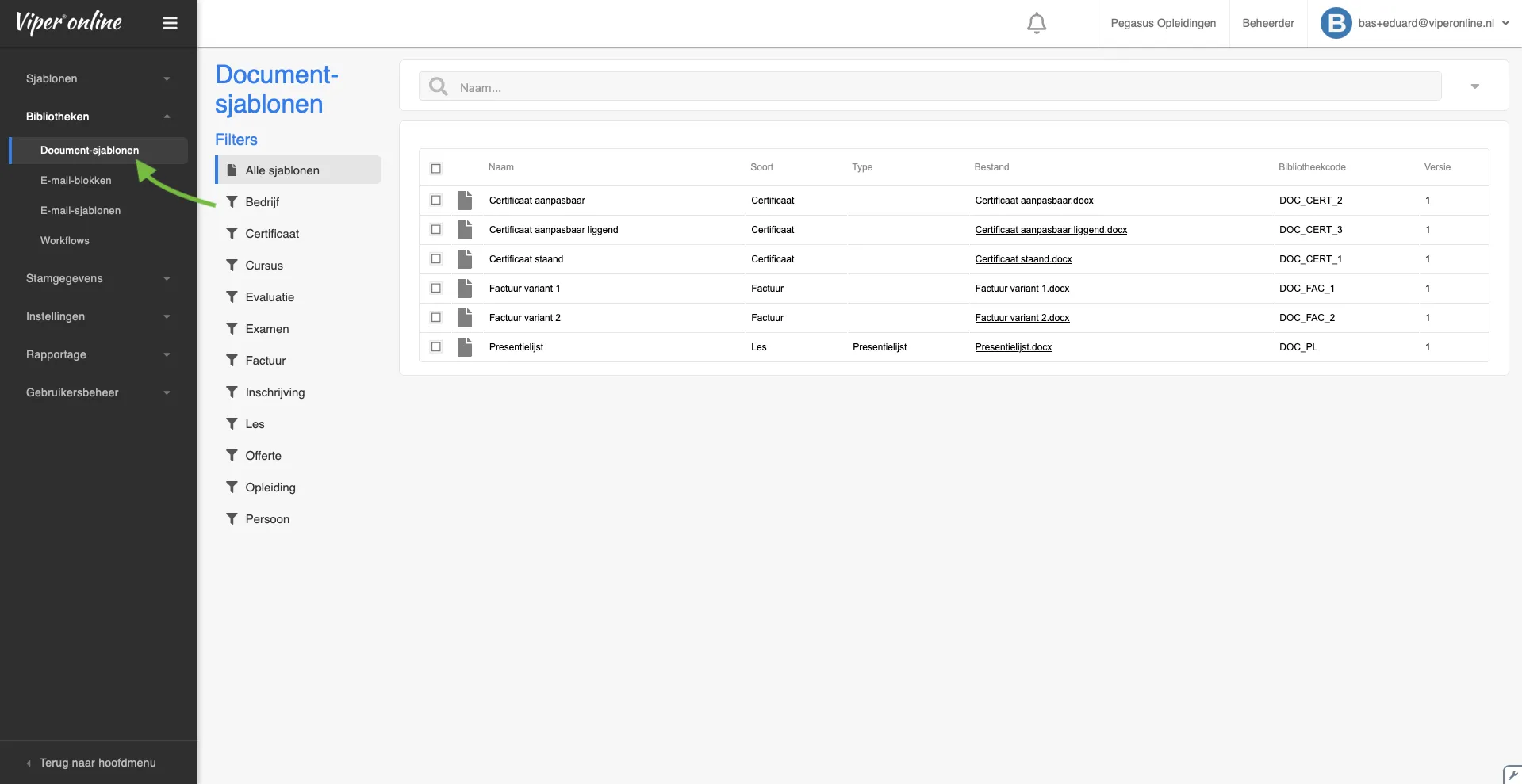 Documentsjablonen-101